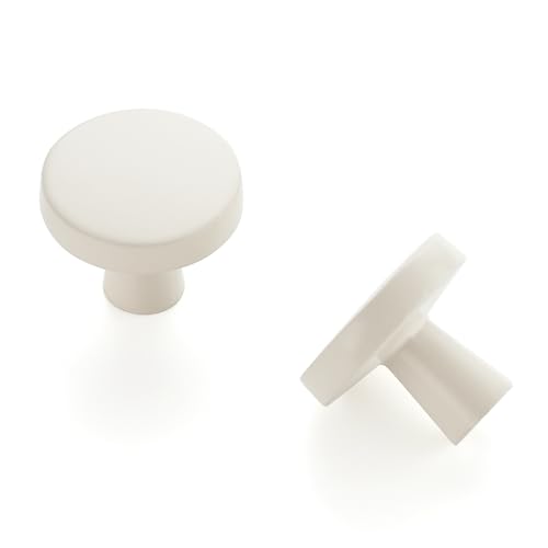 Ravinte White Drawer Pulls, 1-1/4 Inch Cabinet Knobs,25 Pack - color: White