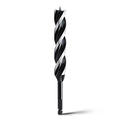 1-1/8" x 9" Auger Drill Bit for Soft and Hard Wood,Hex Shank - size: 1-1/8", style: 9"