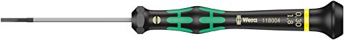 Wera 05118004001 Kraftform Micro 2035 Slotted Electronics Precision Screwdriver, 1.8mm Head, 60mm Blade Length - size: Slotted 1.8mm Head, 60mm Blade