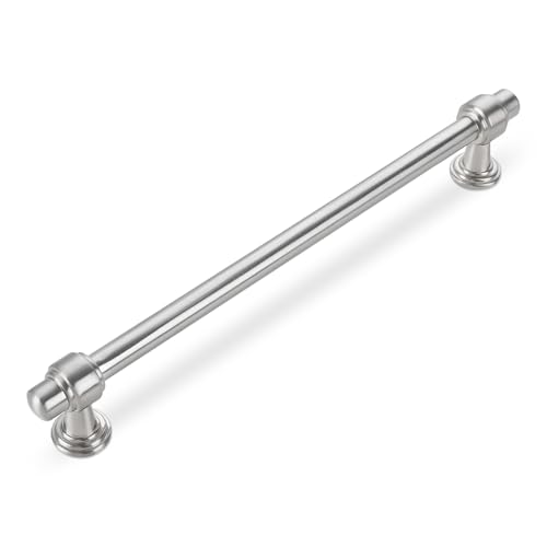 10 Pack Brushed Nickel Cabinet Pulls 7-1/2 Inch(192mm) Kitchen Cabinet Handles Cabinet Hardware for Drawer Pulls - color: Brushed Nickel, size: 7-1/2" Hole Center(192mm)