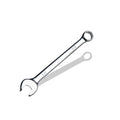 1/4" SAE Combination Wrench, CR-V Steel with Mirror Polish, 12-Point Design, 15-Degree Offset, Perfect for Auto Repair, Household, Car & Truck Emergency - size: 1/4"