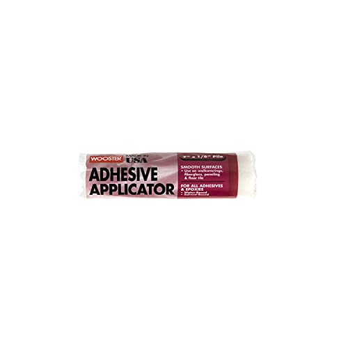 Wooster Brush R245-7 Adhesive Applicator Roller Cover, 1/8-Inch Nap, 7-Inch - size: 7 Inch
