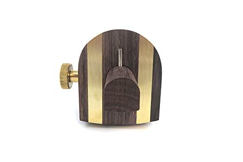 Pin Marking Gauge Solid Rosewood Half-Round Head with Brass Wear Strips