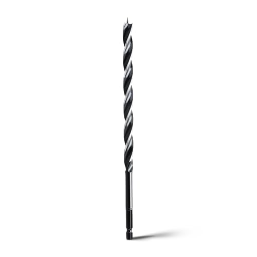 1/2"x 12" Auger Drill Bit for Soft and Hard Wood,Hex Shank - size: 1/2 in, style: 12"