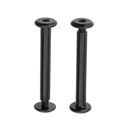 20 Sets M3 x 30mm Black Binding Post Screws,Hex Drive Rivet Socket - size: M3 x 30mm