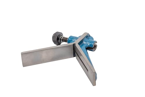 PEC Tools 3-Piece Combination Square Set - 12 Inch Machinist Blade (4R) with Cast Iron Heads, Center Finder and Square Head with Level Vial & Scribe Tool, Combo Square Measuring Tool - Made in USA - size: 12"
