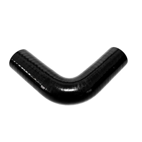 ID 1.75 inch 90 Degree Silicone Elbow Coupler Hose 4" Leg Length - color: Black 90, size: ID: 1.75" (45mm)