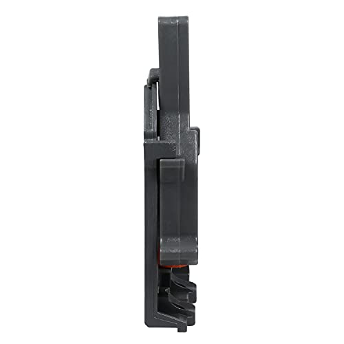 6 Pairs of DTC Undermount Drawer Slide Plastic Front Locking Device, Grey with Screws Included