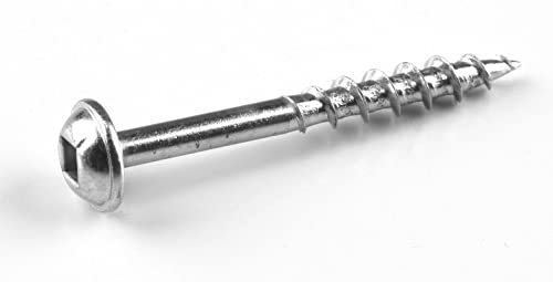 Kreg Zinc Pocket-Hole Screws, Pocket Hole Screws, 250 Count, 1-1/2 Inch
