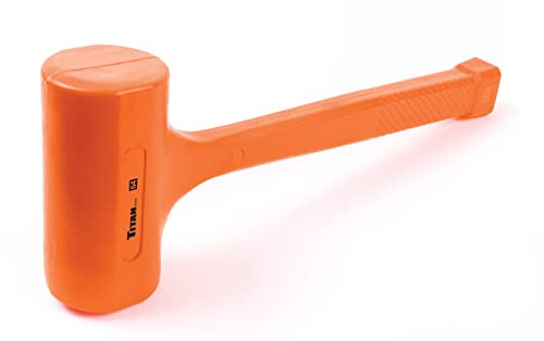 Titan 63164 4lb Dead Blow Hammer with Steel Shot Filled Head - size: 64oz