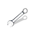 1/2" SAE Stubby Combination Wrench, CR-V Steel with Mirror Polish, 12-Point Design, 15-Degree Offset, Perfect for Auto Repair, Household, Car & Truck Emergency - size: 1/2"