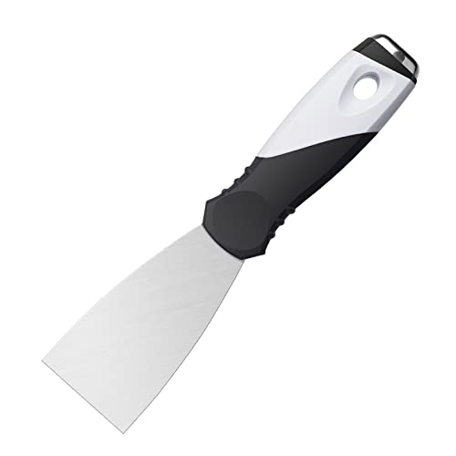 Mister Rui 2" Stainless Putty Knife & Paint Scraper for Wood, Hammer End
