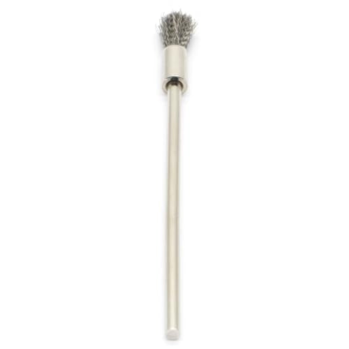 20PCS Wire Brushes with Extended Handle - Metal Rust Removal, Polishing, Cleaning - 6mm Diameter, 3mm Shaft, 100mm Length - Removes Burrs, Dust, and Oxide Layer - Handles Rough Surfaces - style: Wire Brush 3*6*100mm 20PCS
