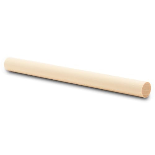 Dowel Rods Wood Sticks Wooden Dowel Rods - 1/2 x 6 Inch Unfinished Hardwood Sticks - for Crafts and DIYers - 25 Pieces by Woodpeckers - size: 1/2" x 6" Dowels