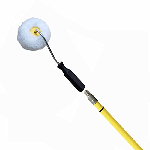 KUPOO Corner Paint Roller Kit Drywall Edger with Frame & Sleeve,3Piece - size: Corner Paint Roller