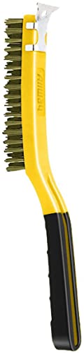 ALLWAY SB319/BB Brass Wire Brush with Scraper - style: Brass Wire Brush with Scraper