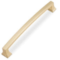 COTYKILEY 10 Pack 6-1/4 Inch(160mm) Brushed Brass Cabinet Handles Gold Kitchen Cabinet Pulls Cabinet Door Handles Kitchen Cabinet Hardware - color: Brushed Brass, size: 6-1/4" Hole Center（160MM）