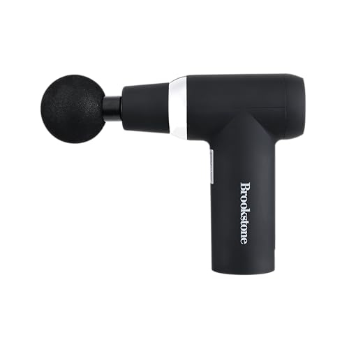 Brookstone - Handheld Percussion Massager for Deep Tissue Muscle Relief