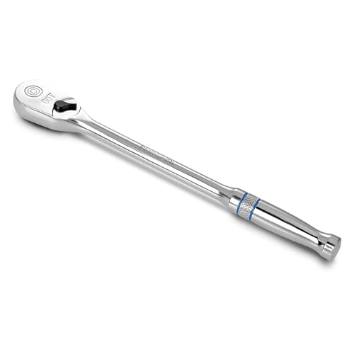 DURATECH Extra Long Handle 1/4-Inch Drive Ratchet, 90-Tooth Ratchet Wrench - size: 1/4" with 8" handle