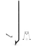PIBIDI Long-Reach Antenna Mount, 1.25x66in J-Pole for Weather Station - color: Length 5' 6"