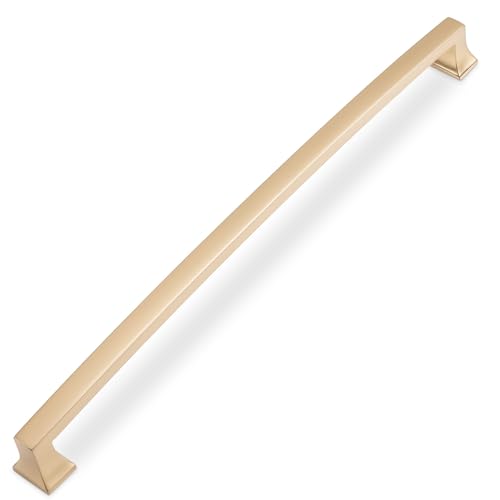 COTYKILEY 10 Pack 12.6 Inch(320mm) Champagne Bronze Cabinet Handles Gold Kitchen Cabinet Pulls Cabinet Door Handles Kitchen Cabinet Hardware Cupboard Drawer Pulls Dresser Handles - color: Champagne Bronze, size: 12.6" Hole Center（320MM）