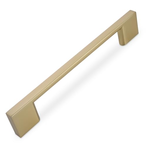 10 Pack 5 Inch(128mm) Cabinet Pulls Champagne Bronze Kitchen Cabinet Handles Zinc Alloy Drawer Pulls Solid Cabinet Hardware - color: Champagne Bronze, size: 5'' Hole Center(128mm)