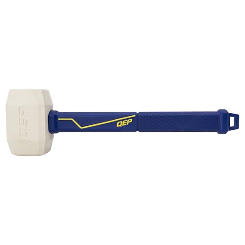 QEP 16 oz. Pro Rubber Floor Mallet with 11.5 in. Plastic Handle 61625