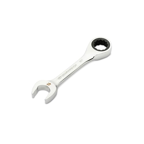 GEARWRENCH 14mm 90-Tooth 12 Point Stubby Combination Ratcheting Wrench | 86844 - style: 14mm