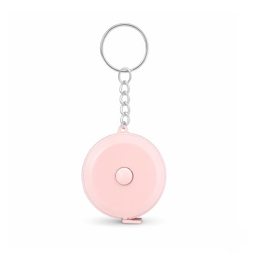 Mini Measure Tape 79 Inch/2M Dual Sided Retractable Tape Measuring for Body,Sewing, Cloth, Furniture,Height (Pink) - color: Pink