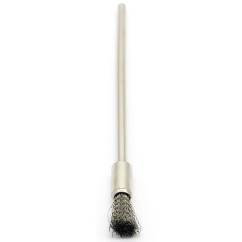 20PCS Wire Brushes with Extended Handle - Metal Rust Removal, Polishing, Cleaning - 6mm Diameter, 3mm Shaft, 100mm Length - Removes Burrs, Dust, and Oxide Layer - Handles Rough Surfaces - style: Wire Brush 3*6*100mm 20PCS