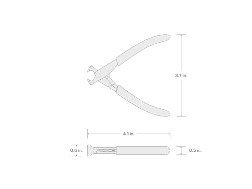 TEKTON Mini End Cutting Pliers | PMN64001 - style: End Cutting Pliers