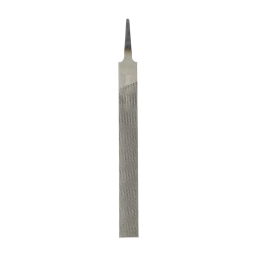 HARFINGTON Flat Coarse Cut File 6" Double Cut Teeth High Carbon Steel Hand Rasp File without Handle for Metal Wood Deburring Removing - size: 6", style: Coarse