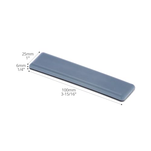 QWORK Furniture Sliders for Carpet, 16 Pcs 1" x4" Rectangle PTEE Furniture Moving Pads, Self-Adhesive Floor Protector Pads