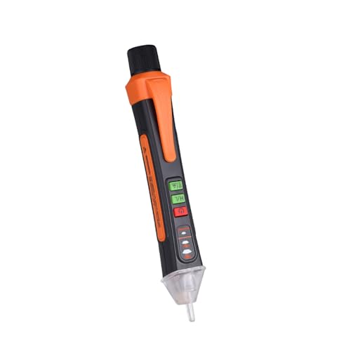 Voltage Tester, Live Wire Tester with Alarm and Flashlight, Non Contact Voltage Detector, Circuit Tester Dual Range Voltage Sniffer 12V-1000V/48V-1000V, Electrical Tester with LCD Display