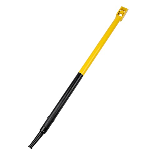 Winch Bar, 40" Combination Winch Bars with Square Head, Black & Yellow - color: Black & Yellow, size: 1 Pack