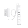 Flat Plug Surge Protector Power Strip, Outlet Cover Extension Cord, 10ft - size: 5AC(10FT-3Prong)