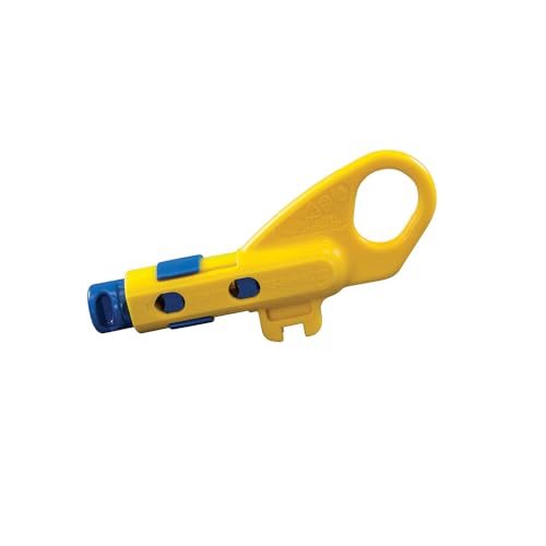 Klein Tools VDV110-295 Data and Coaxial Cable Combination Radial Stripper - style: Twisted Pair and COAX Prep Tool