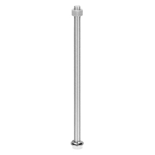 MECCANIXITY M12 x 240mm 304 Stainless Steel Hex Head Screws Bolts, Nuts, Flat & Lock Washers Assortment Kit, Fully Threaded, Bright Finish for Home, Electronic, Machine, 1 Sets - size: M12 x 240mm