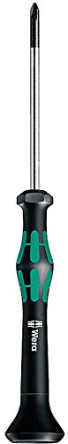 Wera 05118023002 Kraftform Micro 2050 PH Phillips Electronics Precision Screwdriver, PH 1 Head, 60mm Blade Length - size: Phillips #1 Head , 60mm Blade