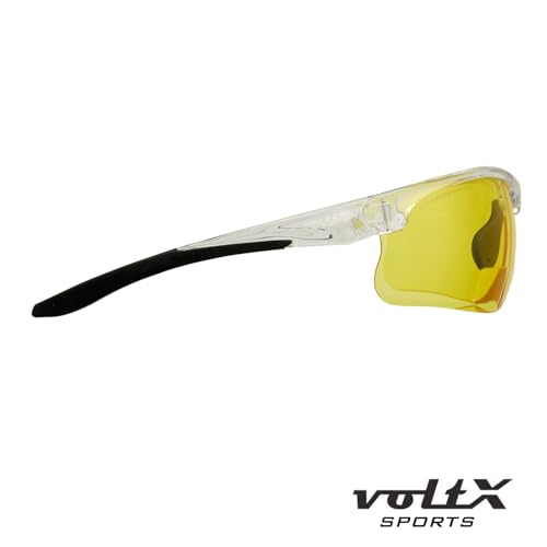 voltX ULTIMATE SPORTS Yellow Bifocal Reading Safety Glasses +1.5 Dioptre - color: Clear Frame/Yellow Lens, size: +1.5 Dioptre