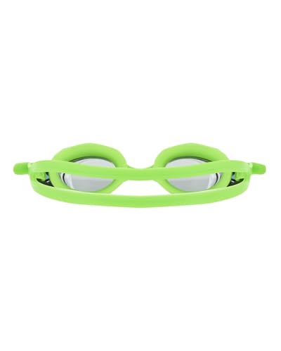 TYR Kids' Swimple Goggles - Colorful Swim Goggles for Beginners - color: Smoke/Green