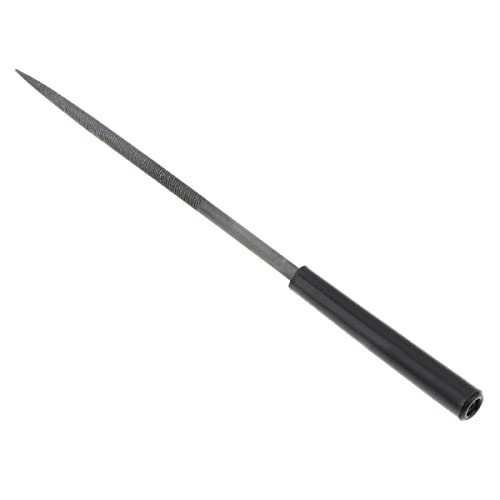 10Pcs Needle File Set Hand Metal Files Hardened Alloy Strength Steel Files Mini Needle Jewelry File Set Trimming Includes Half-Round File, Flat Warding, Round, Square, Triangular, and Flat
