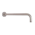 Shower Arm with Flange and Teflon Tape, Wall Mounted Shower Pipe 304 Stainless Steel Extension Arm for Fixed Shower Head & Handheld (15 Inch, Brushed Nickel) - color: Brushed Nickel, style: 15 Inch