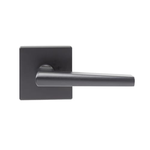 Delaney Vida Passage (Hall/Closet) Door Lever w/Square Trim Matte Black