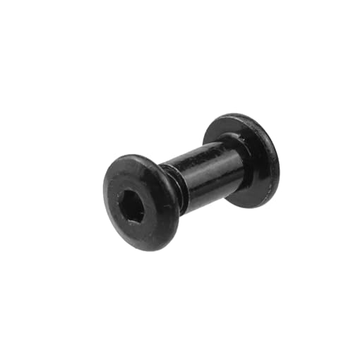 20 Sets M5 x 10mm Black Binding Post Screws,Hex Drive Rivet Socket - size: M5 x 10mm