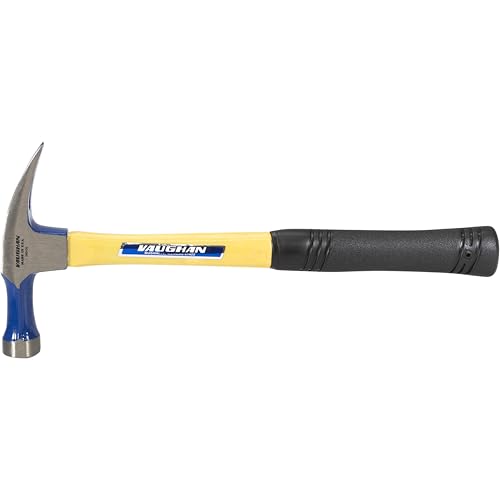 VAUGHAN Electrician's Straight Claw Hammer, 18 Oz, Assembled in the USA