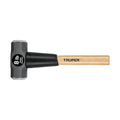 Truper 8 lb Sledge Hammer, 16-Inch American Hickory Wood Handle, Double-Faced Forged Steel Head, Heavy-Duty Compact Demolition and Construction Tool (Model MD-8H-16/33187) - size: 8-Pound Sledge Hammer, style: Hickory Handle