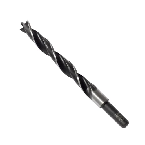 BOSCH BP14607 1/2 in. Brad Point Bit - Precise Starts, Clean Holes, Accurate Wood Drilling, Handheld Drill/Drill Press Compatible - size: 1/2" DIAMETER