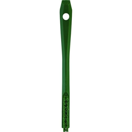 Vikan 44012 Brush,Detail,Stiff,9" x .5",PP/PBT,Green - color: Green