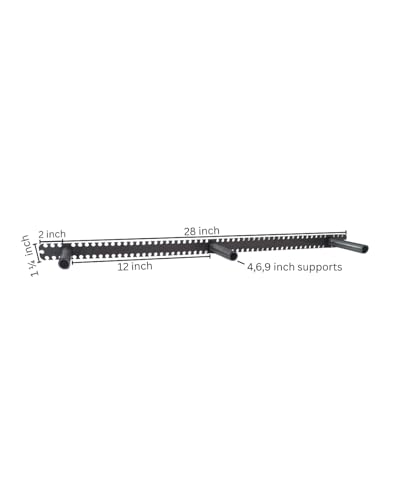 Floating Shelf Brackets - Sheppard Brackets - Easy Install - Heavy Duty (28 inch) - size: 28 inch